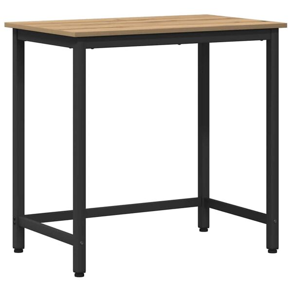 vidaXL st&ocirc;l Remeseln&yacute; dub 100 x 50 x 76,5 cm Inžinierske drevo a oceľ