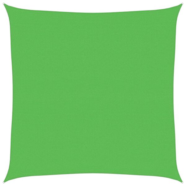 vidaXL Tieniaca plachta 160 g/m², svetlozelená 4x4 m, HDPE