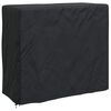vidaXL Kryt na stojan na drevo 61 x 122 x 106 cm Obdĺžnikov&yacute; Čierna