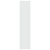 vidaXL Knižnica/deliaca stena biela 100x30x135 cm