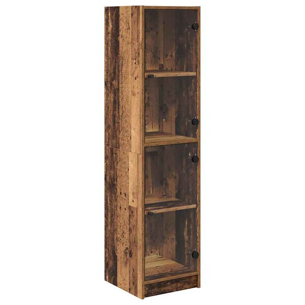 vidaXL Highboard Star&eacute; drevo 35 x 37 x 142 cm Kompozitn&eacute; drevo
