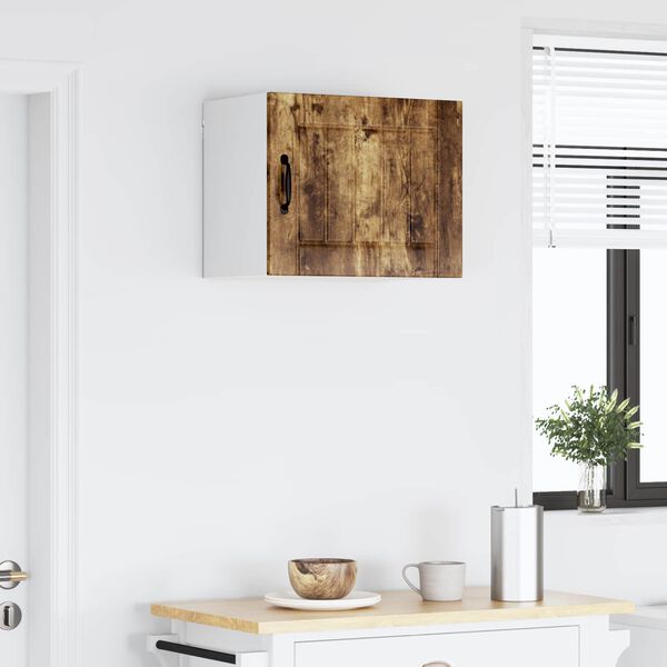 vidaXL Kuchynsk&aacute; skriňa Dymov&aacute; dub 50 x 31 x 40 cm Kompozitn&eacute; drevo