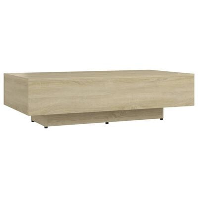 vidaXL Konferenčný stolík, dub sonoma 100x49,5x31 cm kompozitné drevo