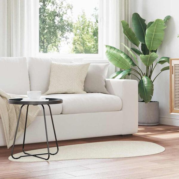 vidaXL Kusov&eacute; koberce HUARTE Kr&eacute;mov&aacute; 80 x 150 cm Polyester