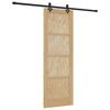 vidaXL Posuvn&eacute; dvere ORKDAL 73,5 x 211 cm Borovicov&yacute; mas&iacute;v Pr&iacute;rodn&aacute;