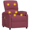 vidaXL Zdv&iacute;hacie mas&aacute;žne kreslo v&iacute;novočerven&eacute; l&aacute;tkov&eacute;
