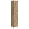 vidaXL Sada skr&iacute;ň 2 pcs 33 x 34,5 x 90 cm Kompozitn&eacute; drevo