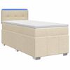 vidaXL Posteľ boxspring s matracom Kr&eacute;mov&aacute; 80 x 200 cm L&aacute;tka