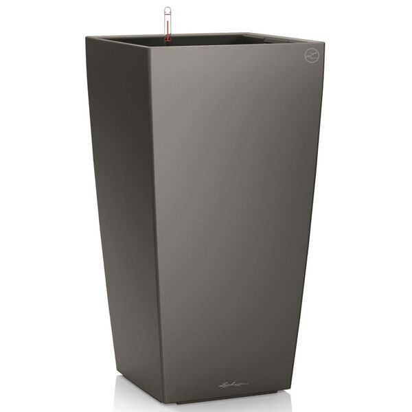 LECHUZA Kvetin&aacute;č Cubico 30 ALL-IN-ONE uhl&iacute;kov&yacute; 18184