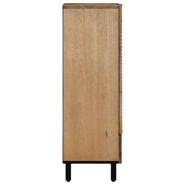 vidaXL Highboard Brown 60x33x100 cm Mas&iacute;vne drevo Mango