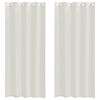 vidaXL Voile z&aacute;clona 2 ks Kr&eacute;mov&aacute; 245 x 140 cm Polyester