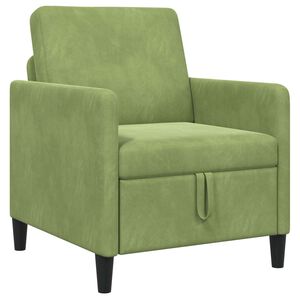 vidaXL Sofa s &uacute;ložn&yacute;m priestorom Svetlo zelen&aacute; 72 x 78 x 87 cm