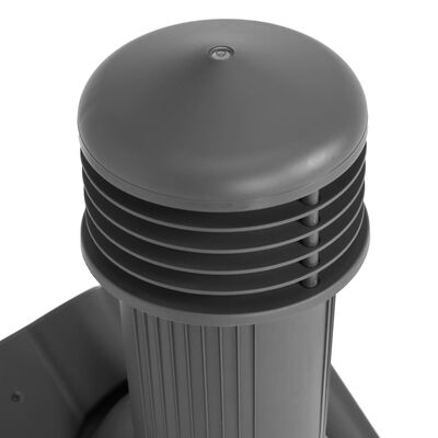 vidaXL Strešný ventilátor antracitový