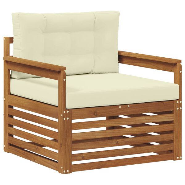 vidaXL Z&aacute;hradn&aacute; s&uacute;prava gaučov Mas&iacute;vne ak&aacute;ciov&eacute; drevo a polyester