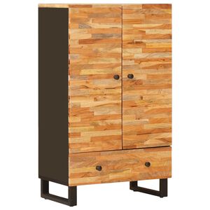 vidaXL &Uacute;ložn&yacute; vysok&yacute; stol&iacute;k Hned&aacute; 60 x 33 x 100 cm Mas&iacute;vne mango drevo