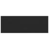 vidaXL Parapetn&eacute; dosky Čierne s drevenou text&uacute;rou 120 x 50 x 4,5 cm