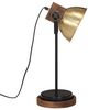 vidaXL Stolov&aacute; lampa 25 W starožitn&aacute; mosadzn&aacute; 17x17x50 cm E27