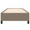vidaXL Rám postele bez matraca Taupe 90x190 cm Látka