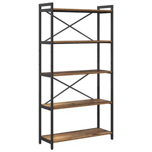 vidaXL Reg&aacute;l na knihy 80 x 30 x 155 cm Kompozitn&eacute; drevo Star&eacute; drevo