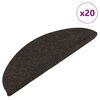vidaXL Schodiskov&eacute; rohože samolepiace 20 ks antracitov&eacute; 56x17x3 cm