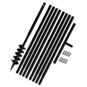 Zemn&aacute; vŕtačka 100mm s rukov&auml;ťou a 9 m oceľovou predlžovacou r&uacute;rkou