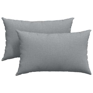 vidaXL Vank&uacute;&scaron;e na pohovku 2 pcs Svetlosiv&aacute; 50 x 30 cm l&aacute;tka