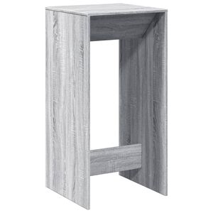 vidaXL Barov&yacute; st&ocirc;l siv&yacute; dub sonoma 51x50x103,5 cm kompozitn&eacute; drevo