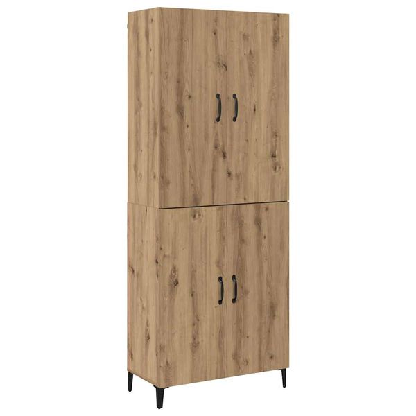 vidaXL Highboard 2 pcs Remeseln&yacute; dub Kompozitn&eacute; drevo