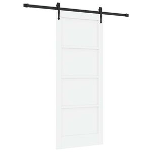 vidaXL Posuvn&eacute; dvere ORKDAL 83 x 202 cm Borovicov&yacute; mas&iacute;v