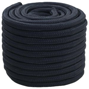 vidaXL Lano na čln 2 mm 25 m Kr&aacute;lovsk&aacute; modr&aacute; Polyester
