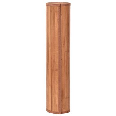 vidaXL Koberec obdĺžnikový hnedý 70x500 cm bambus