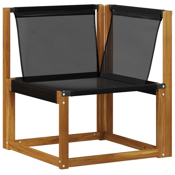 vidaXL Vonkaj&scaron;ia stredn&aacute; a rohov&aacute; pohovka s vank&uacute;&scaron;om 2 Kus Pr&iacute;rodn&aacute;