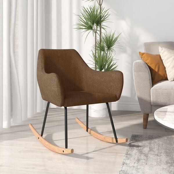 vidaXL Hojdacie kreslo hned&eacute; l&aacute;tkov&eacute;