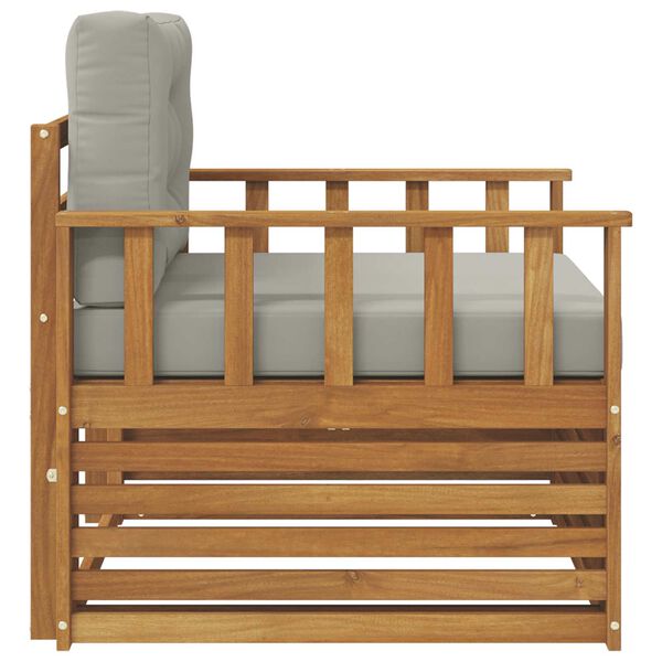 vidaXL Z&aacute;hradn&aacute; s&uacute;prava gaučov Mas&iacute;vne ak&aacute;ciov&eacute; drevo a polyester