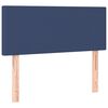 vidaXL Posteľn&yacute; r&aacute;m boxspring s matracom modr&yacute; 90x190 cm l&aacute;tka