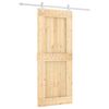 vidaXL Posuvn&eacute; dvere Pr&iacute;rodn&aacute; a biela 85 x 210 cm