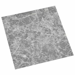 vidaXL Samo-lepiace podlahov&eacute; dosky &Scaron;ed&yacute; a biely 30,5 x 30,5 cm 20 ks