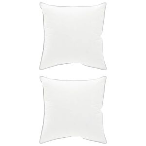 vidaXL Vank&uacute;&scaron; 2 ks 80 x 80 cm Austr&aacute;lska vlna Biela
