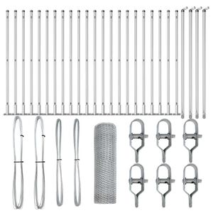 vidaXL Stĺp na plot. Strieborn&aacute;