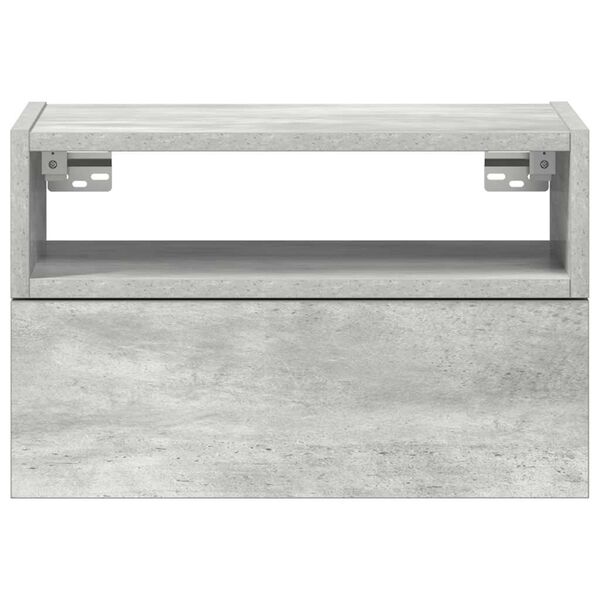 vidaXL N&aacute;stenn&eacute; nočn&eacute; stol&iacute;ky 2 ks bet&oacute;novosiv&eacute; 45x26x28,5 cm