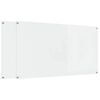 vidaXL Kuchynský backsplash 2 pcs Priehľadná 110 x 60 cm tvrdené sklo