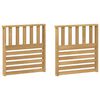 vidaXL Modul opierok r&uacute;k 2 pcs Biela 60 x 6 x 61 cm