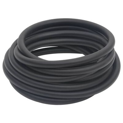 vidaXL Hybridná vzduchová hadica, čierna 0,6" 5 m, guma a PVC