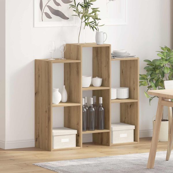 vidaXL Serv&iacute;rovacia skriňa Remeseln&yacute; dub 90 x 30 x 90 cm