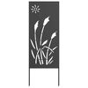 vidaXL Z&aacute;hradn&aacute; clona na s&uacute;kromie Rezac&iacute; Čierna 50 x 140 cm