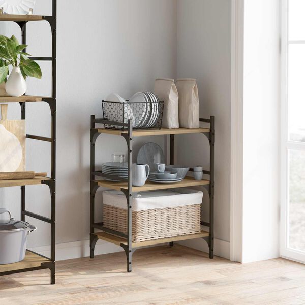 vidaXL Kuchynsk&yacute; voz&iacute;k Remeseln&yacute; dub 50 x 35 x 75.5 cm