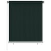 vidaXL Vonkaj&scaron;ia zatemňovacia roleta 125 (&Scaron;) x 140 (V) cm tmavozelen&aacute; HDPE