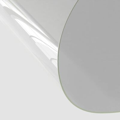 vidaXL Chránič na stôl priehľadný Ø 110 cm 2 mm PVC