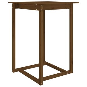 vidaXL Barov&yacute; stol&iacute;k medovohned&yacute; 80x80x110 cm borovicov&yacute; mas&iacute;v