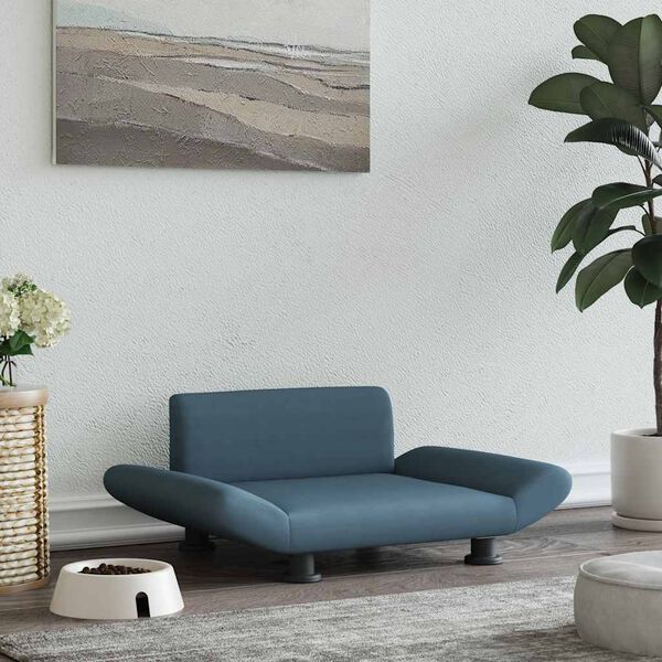 vidaXL Pelech pre psa tmavosivý 70x45x28 cm látka